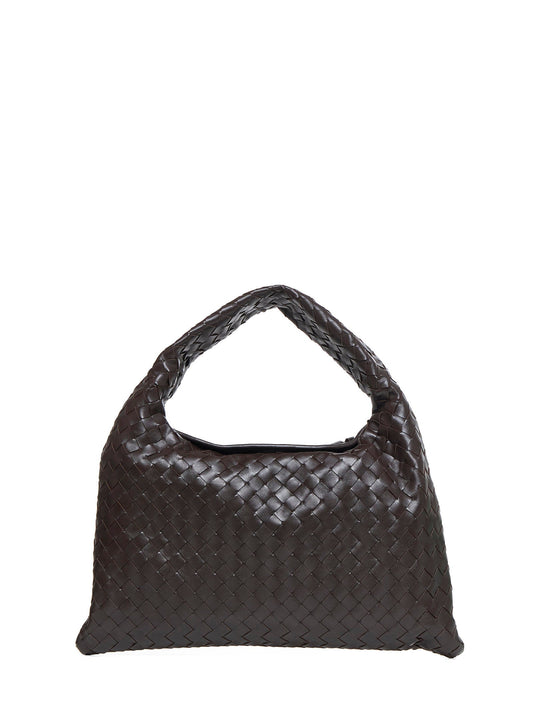 Bottega Veneta Women Tote Bag In Leather With Intrecciato Hop Motif