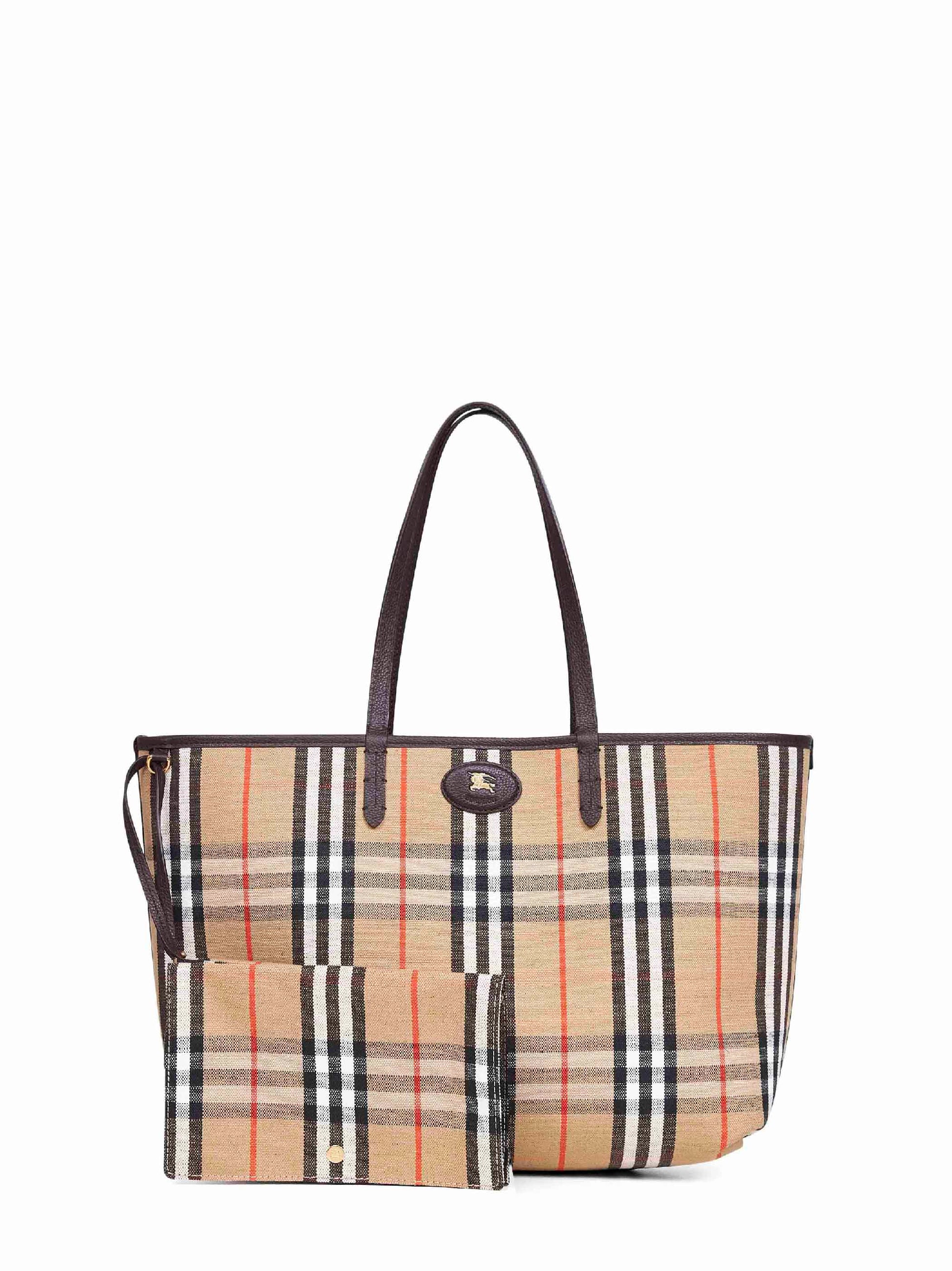 Burberry Women Bloomsbury Medium Reversible Tote Bag