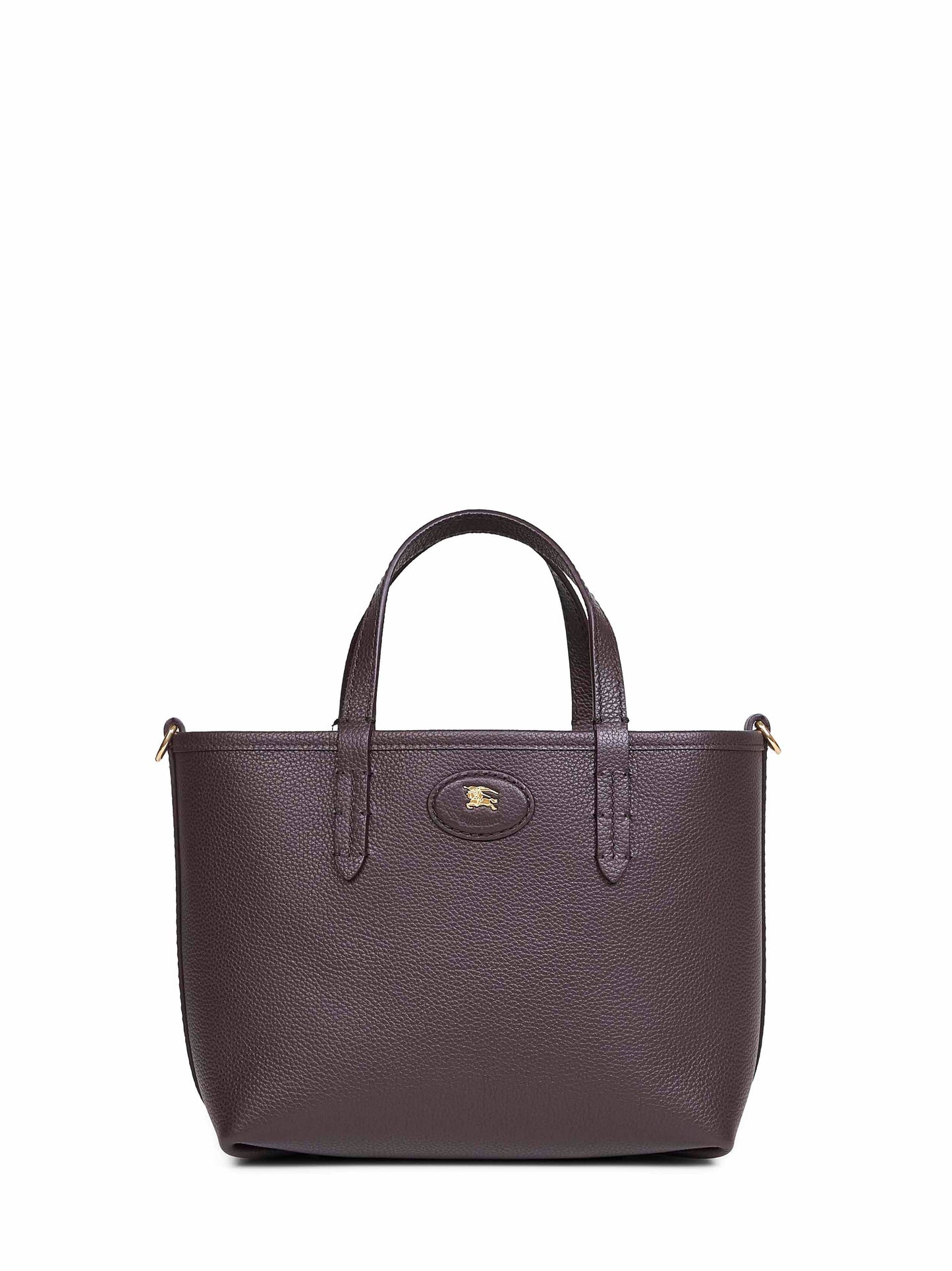Burberry Women Brown And Beige Bloomsbury Mini Reversible Tote Bag