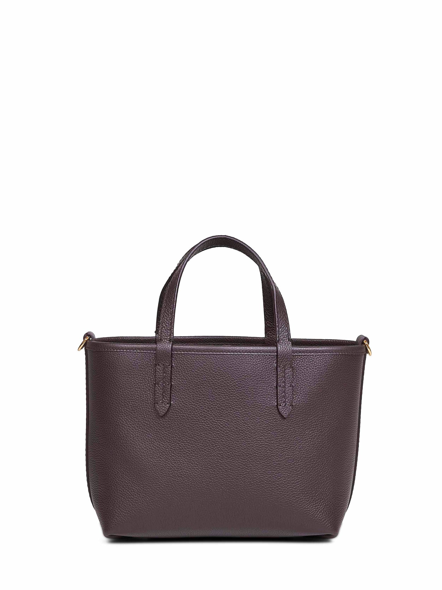 Burberry Women Brown And Beige Bloomsbury Mini Reversible Tote Bag