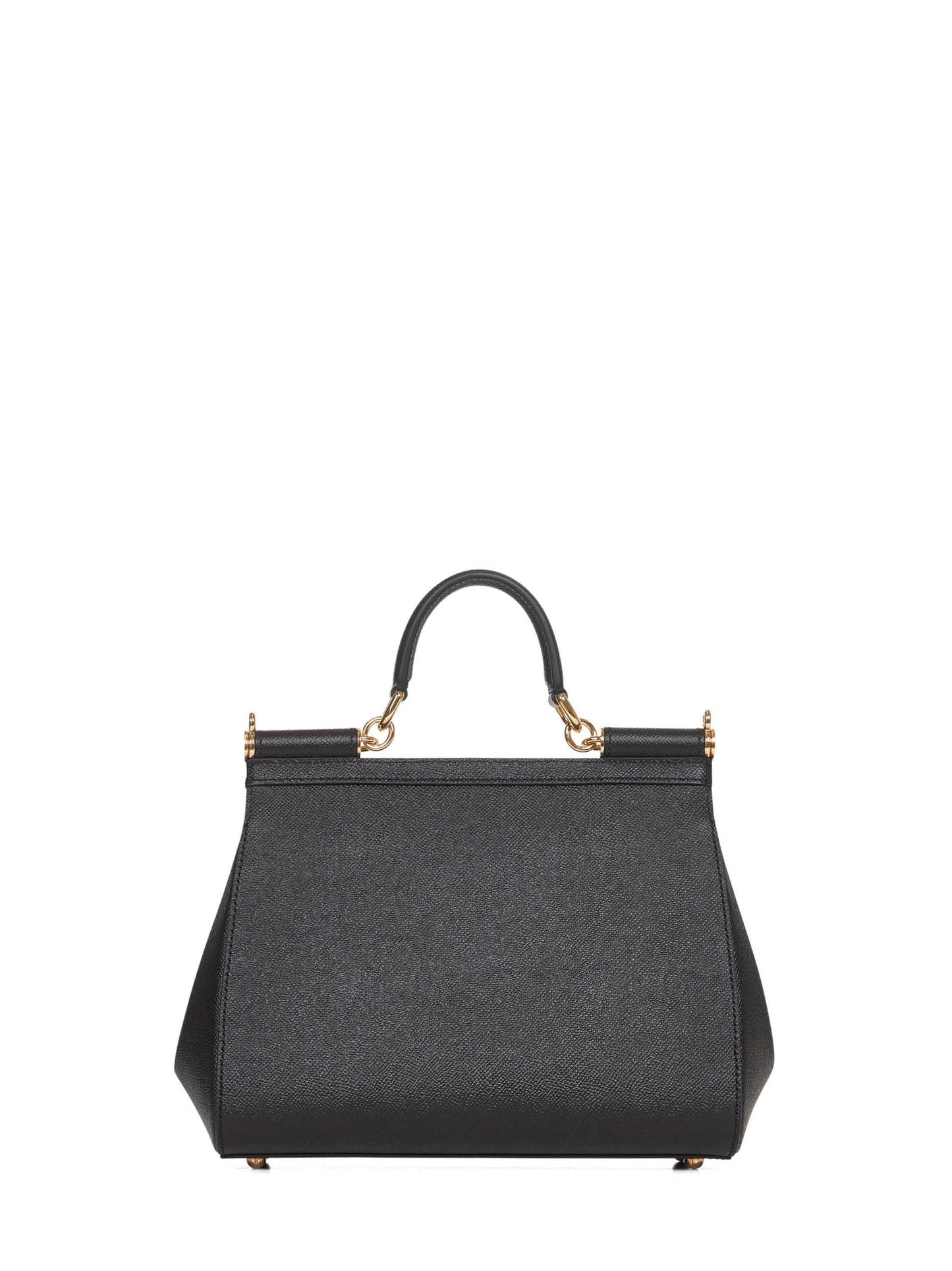 Dolce & Gabbana Women Black Large Sicily Handbag