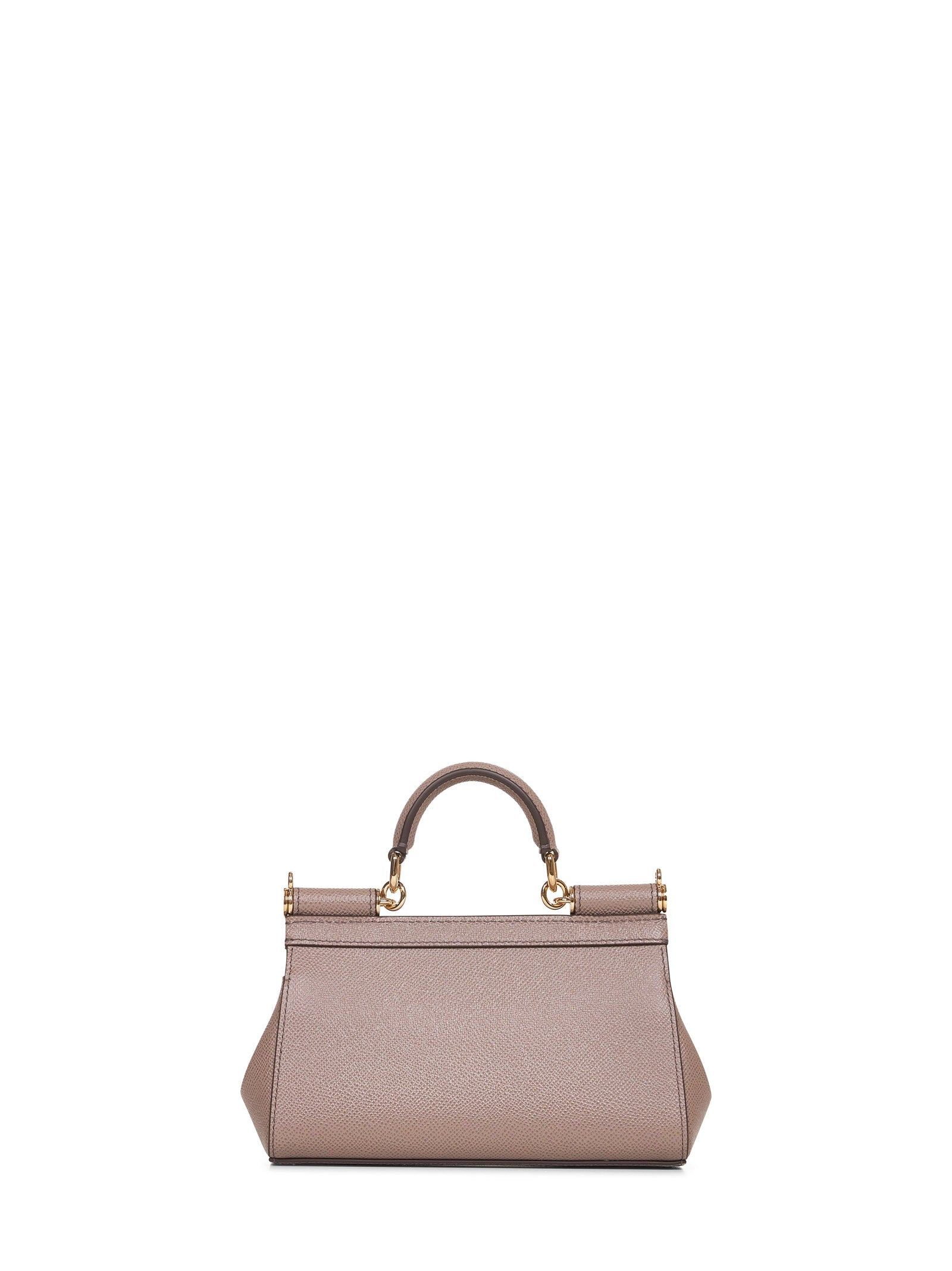 Dolce & Gabbana Women Taupe Small Sicily Handbag