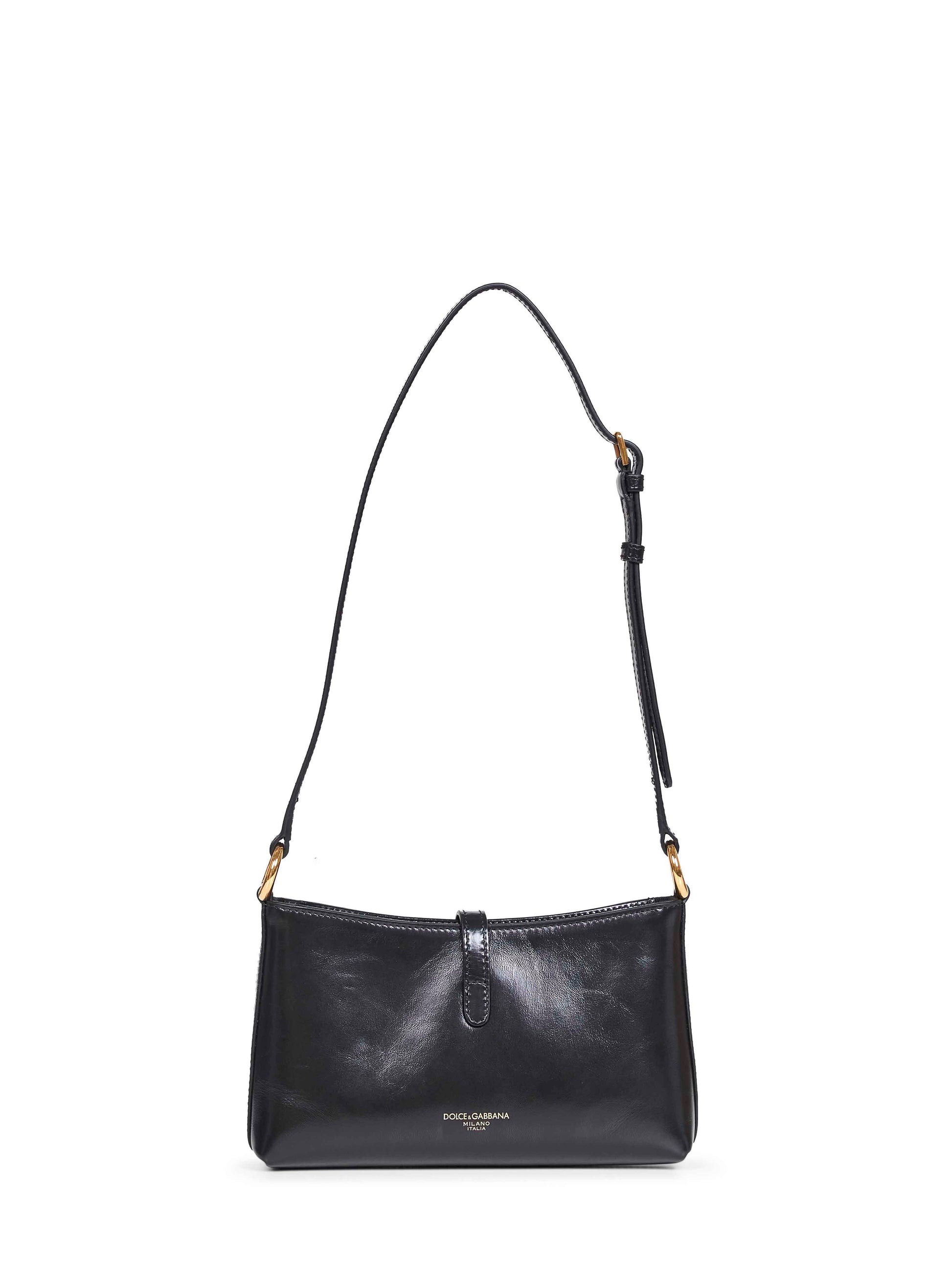 Dolce & Gabbana Women Black Lock Shoulder Bag