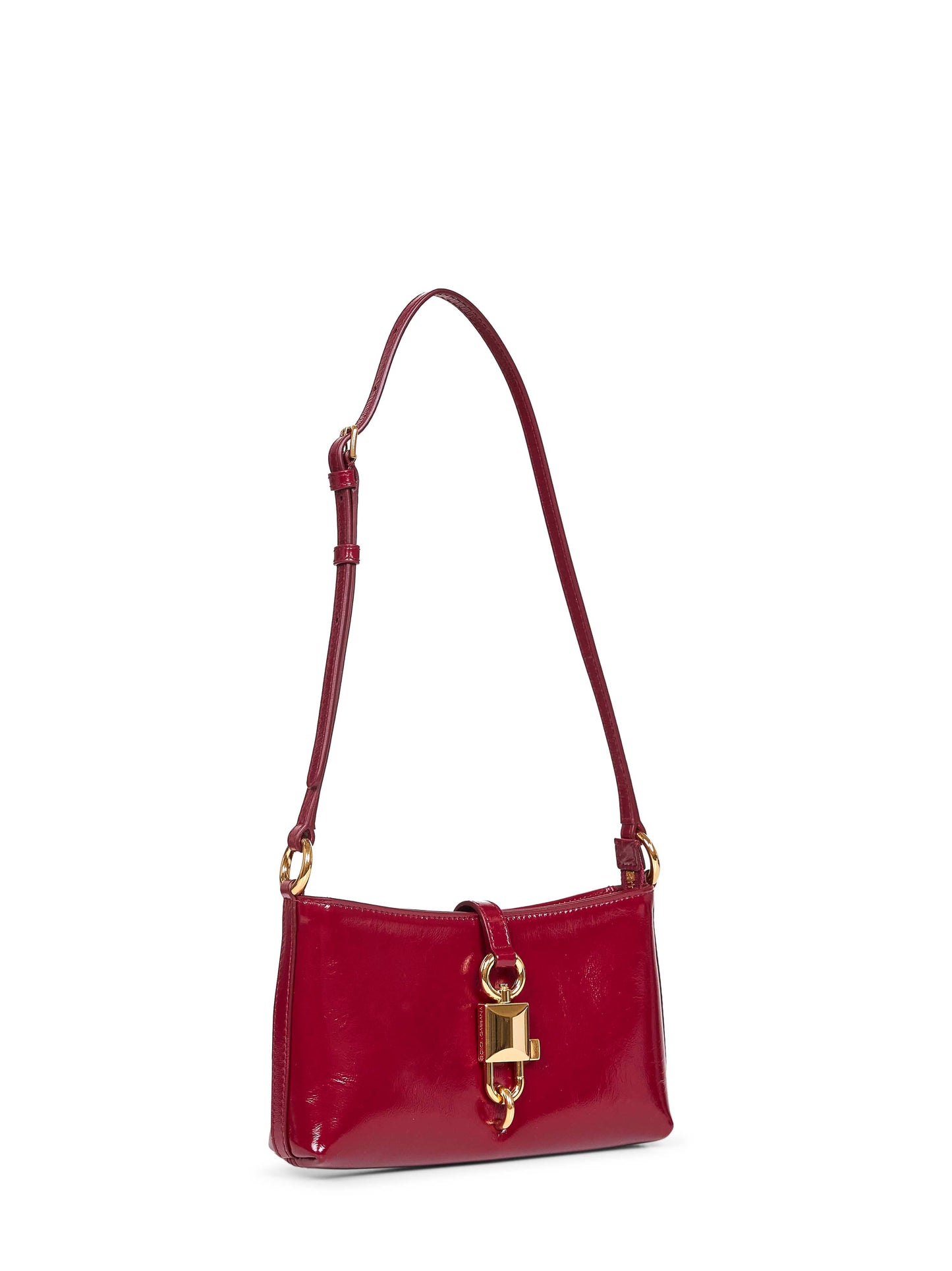 Dolce & Gabbana Women Red Lock Shoulder Bag