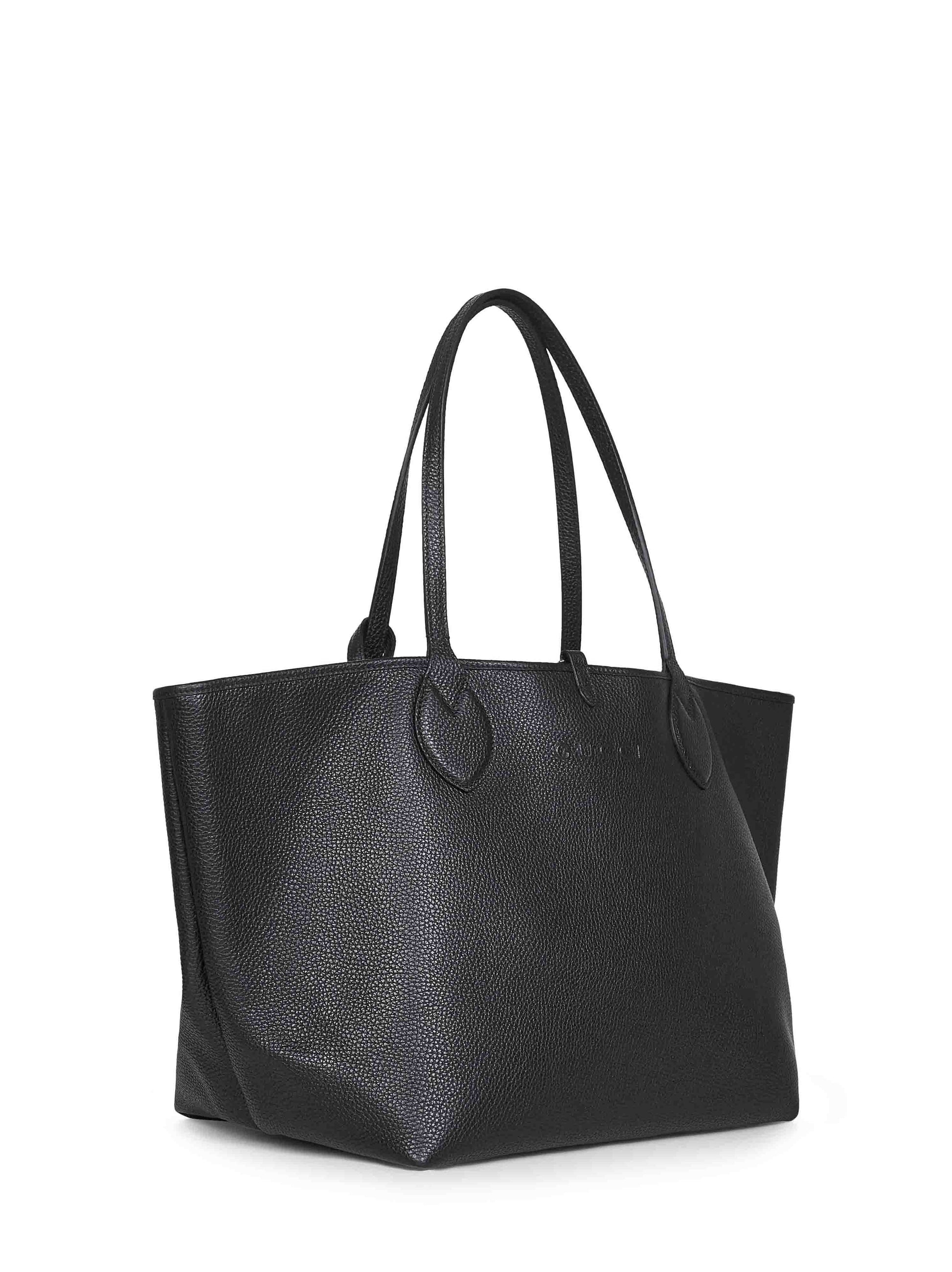 Gucci Women Black Gucci Totissima Large Reversible Tote Bag