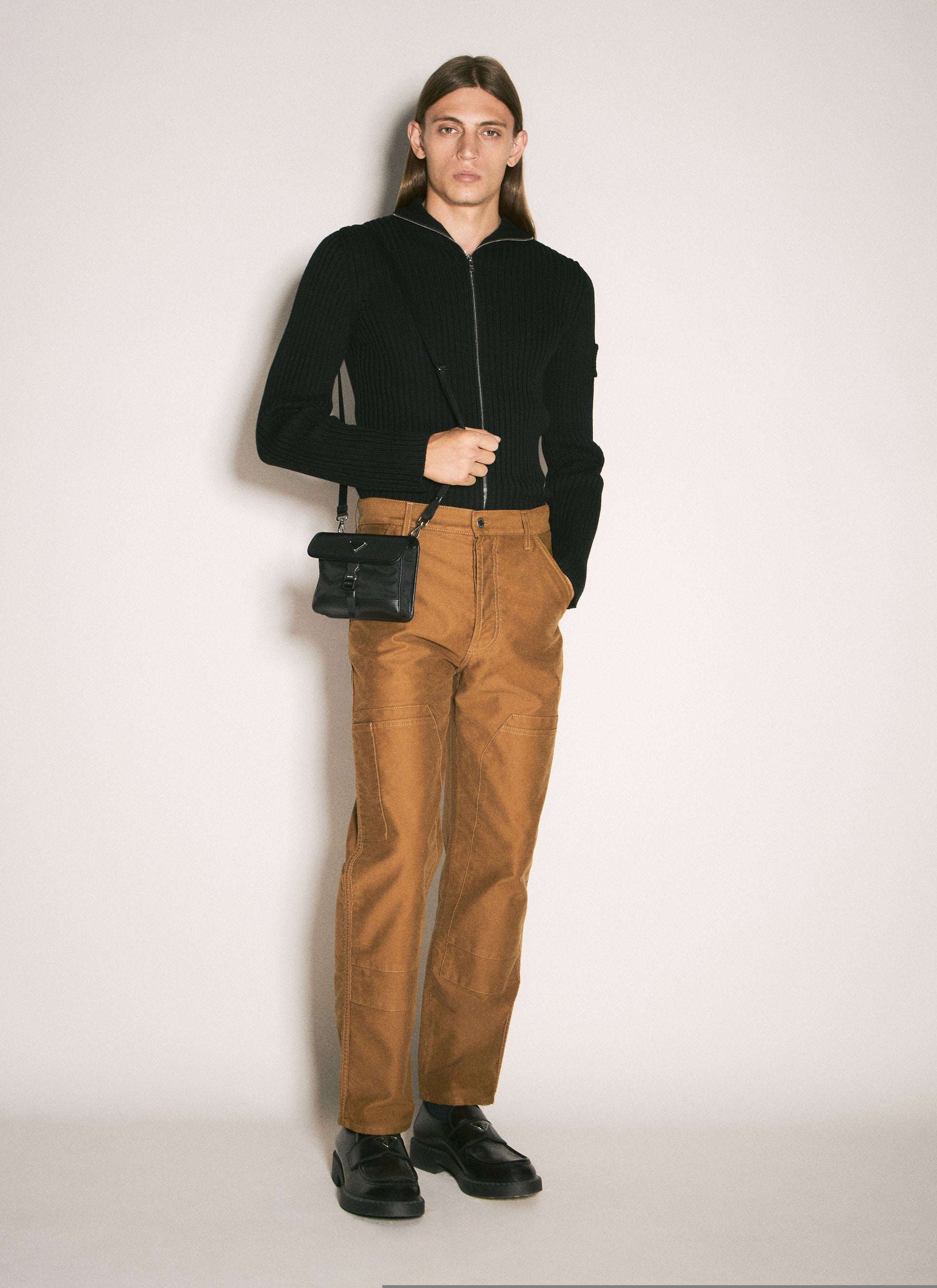 Prada Men Re-Nylon Phone Crossbody Bag