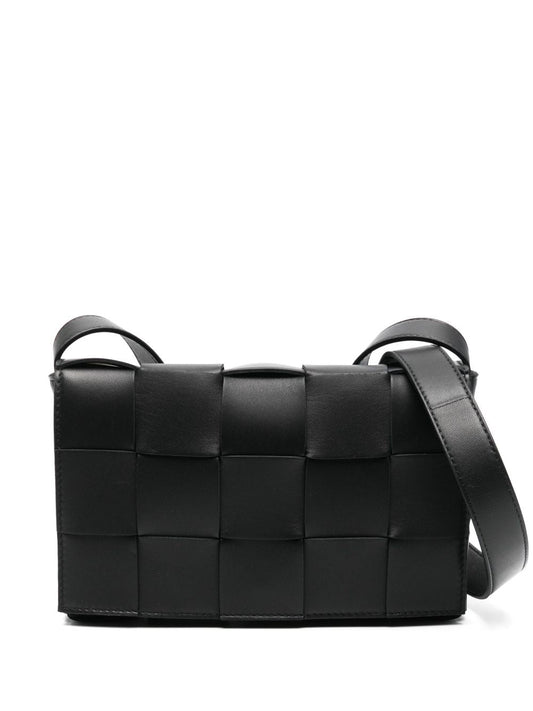 Bottega Veneta Women Cassette Classic Leather Crossbody Bag