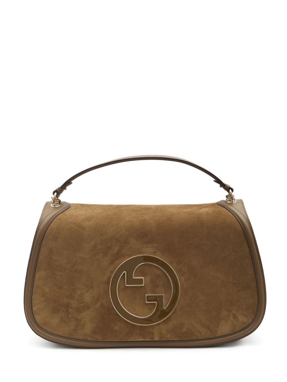 Gucci Women Gucci Blondie Suede Leather Handbag