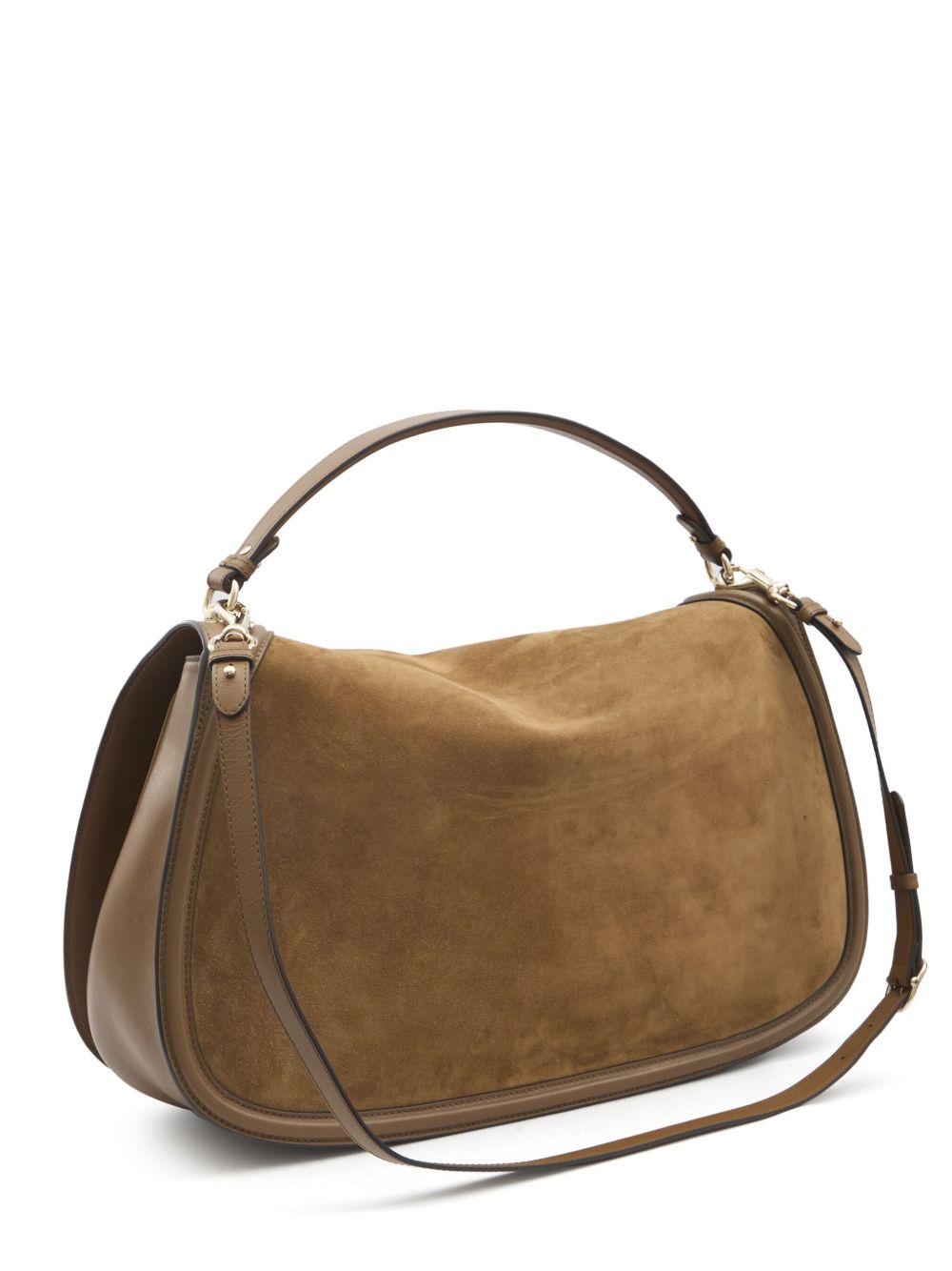 Gucci Women Gucci Blondie Suede Leather Handbag