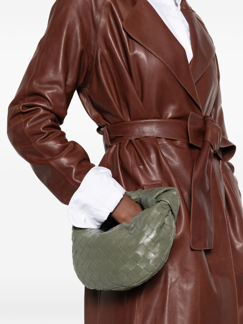 Bottega Veneta Women Jodie Mini Leather Handbag
