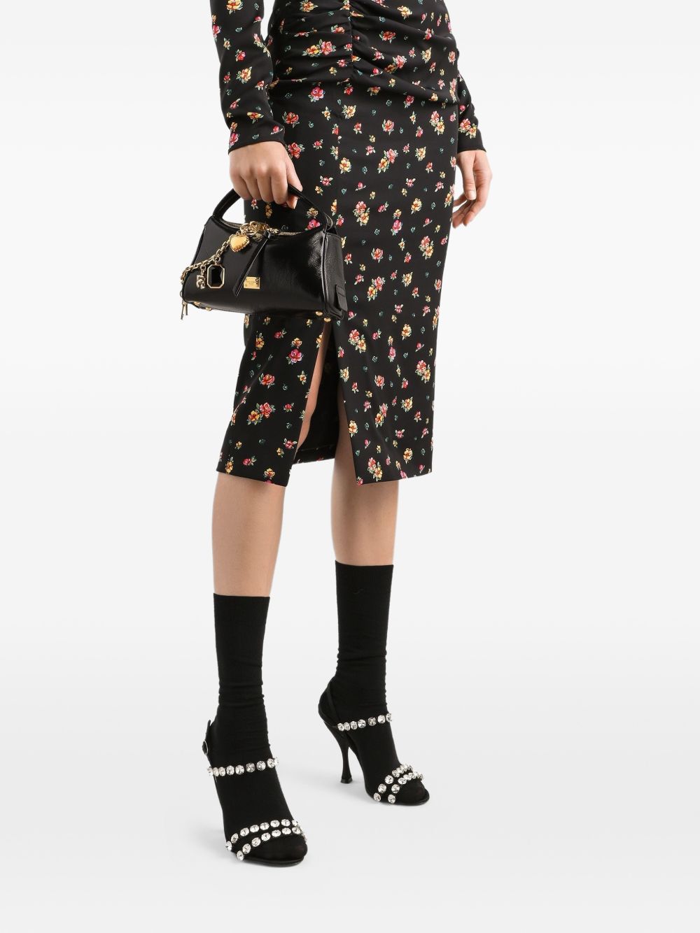 Dolce & Gabbana Women Vittoria Leather Handbag