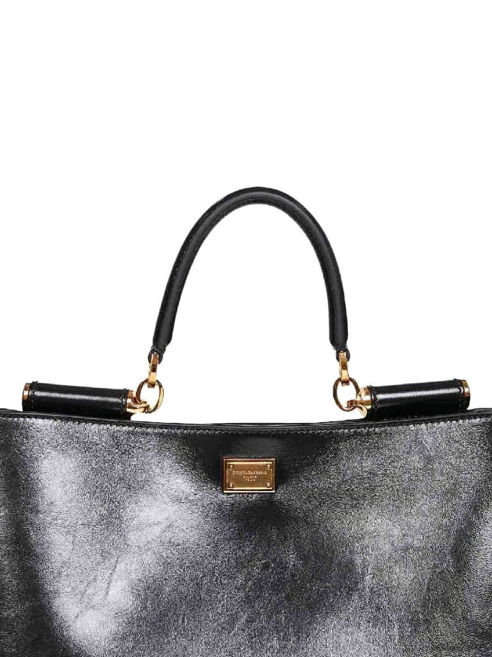 Dolce & Gabbana Women Vittoria Leather Handbag