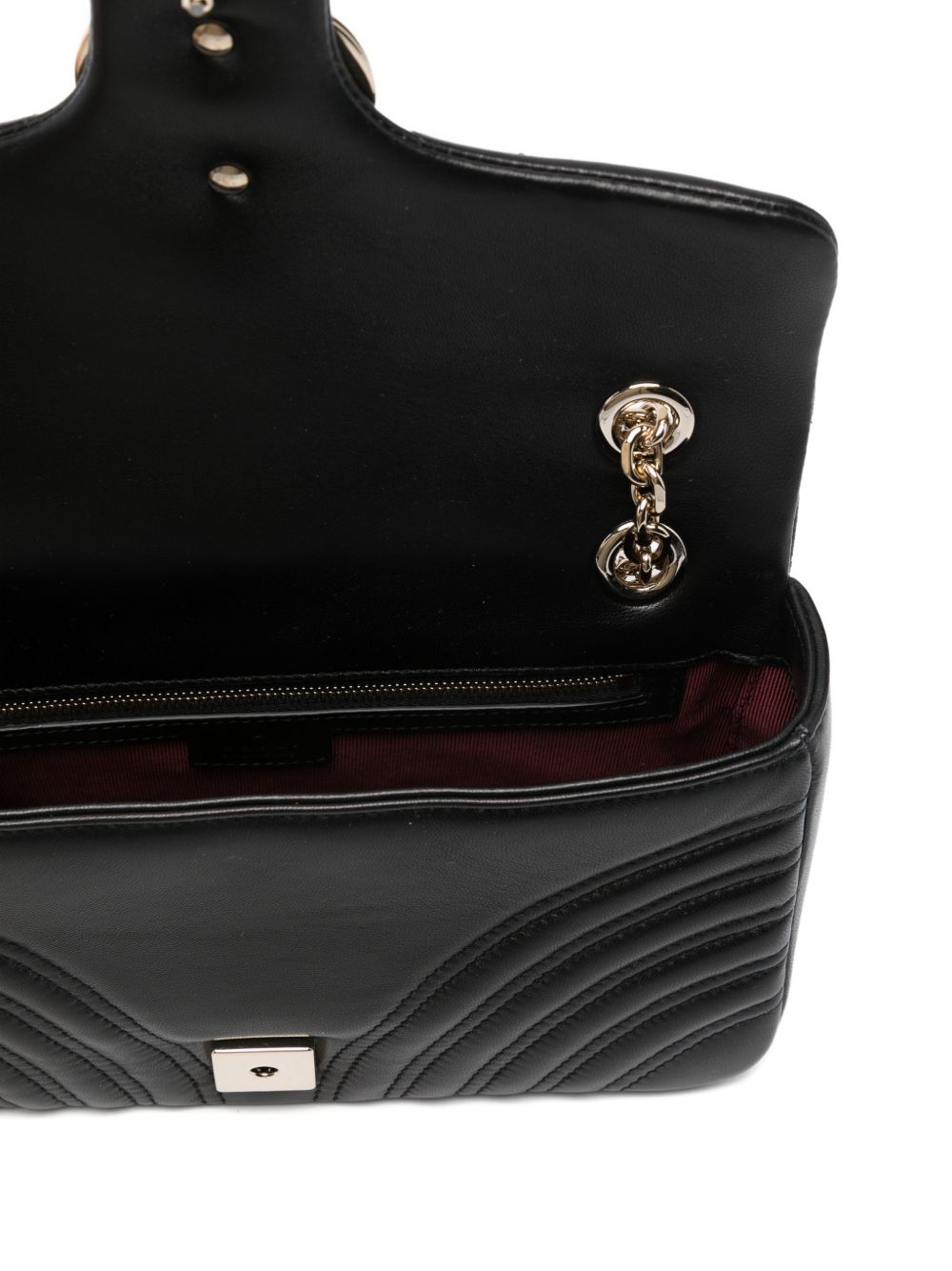 Gucci Women Gg Marmont Leather Shoulder Bag