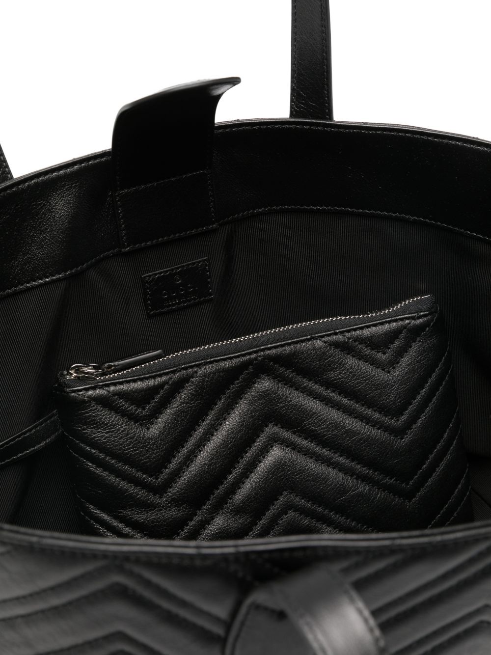 Gucci Women Gg Marmont Leather Tote Bag