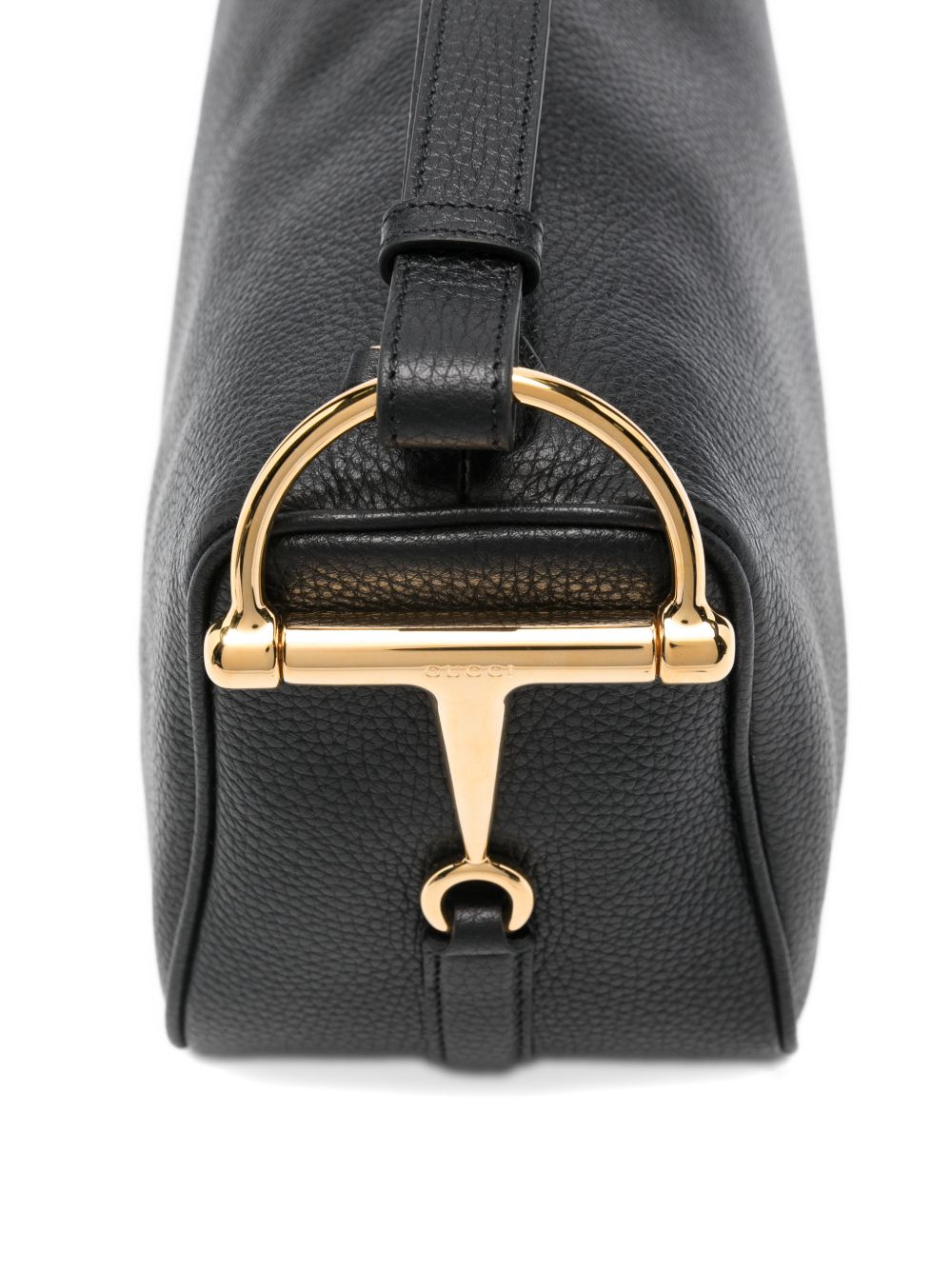 Gucci Women Half Horsebit Medium Leather Shoulder Bag