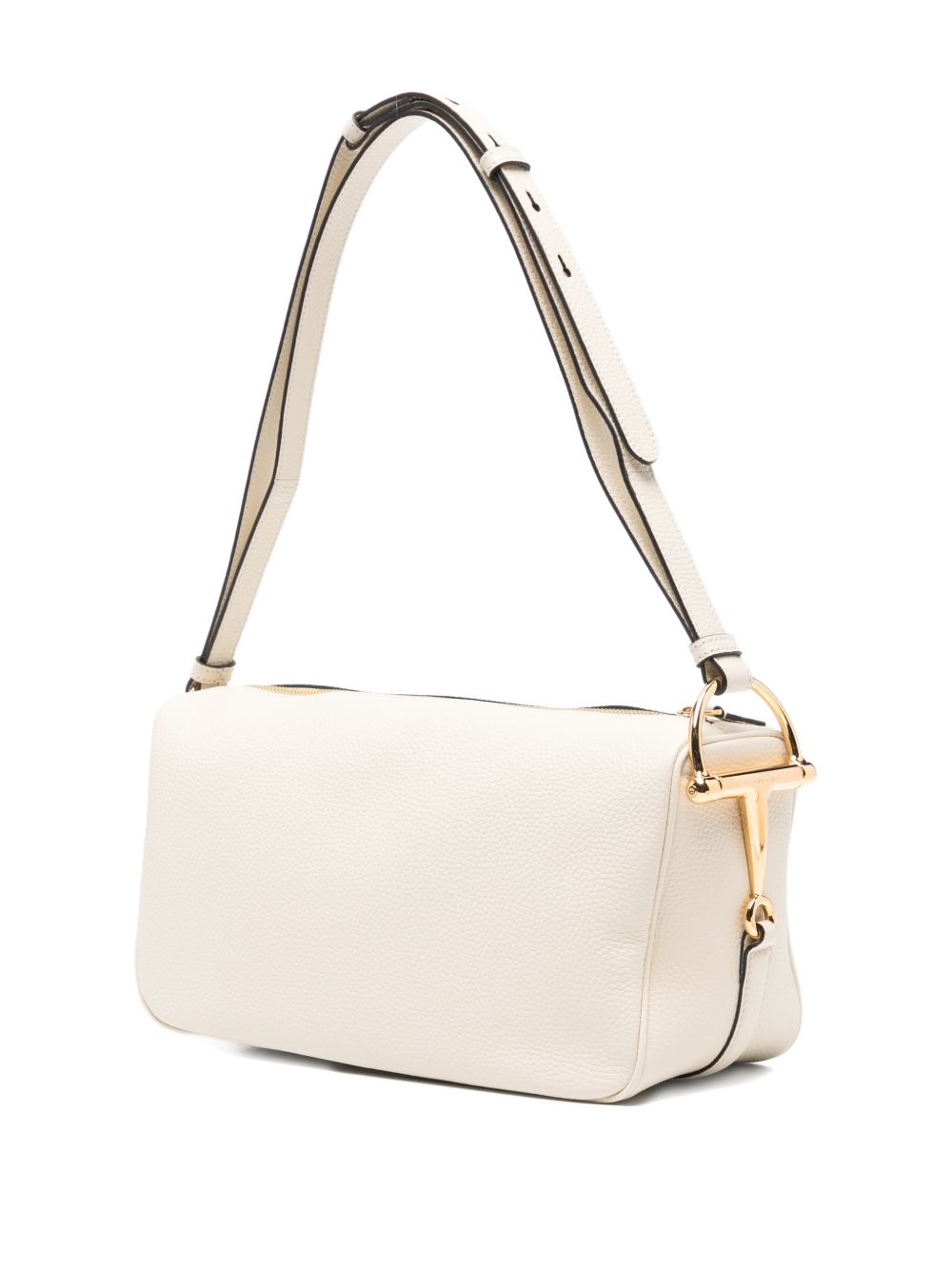 Gucci Women Half Horsebit Medium Leather Shoulder Bag