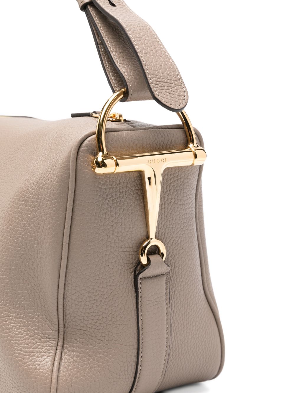 Gucci Women Half Horsebit Leather Shoulder Bag