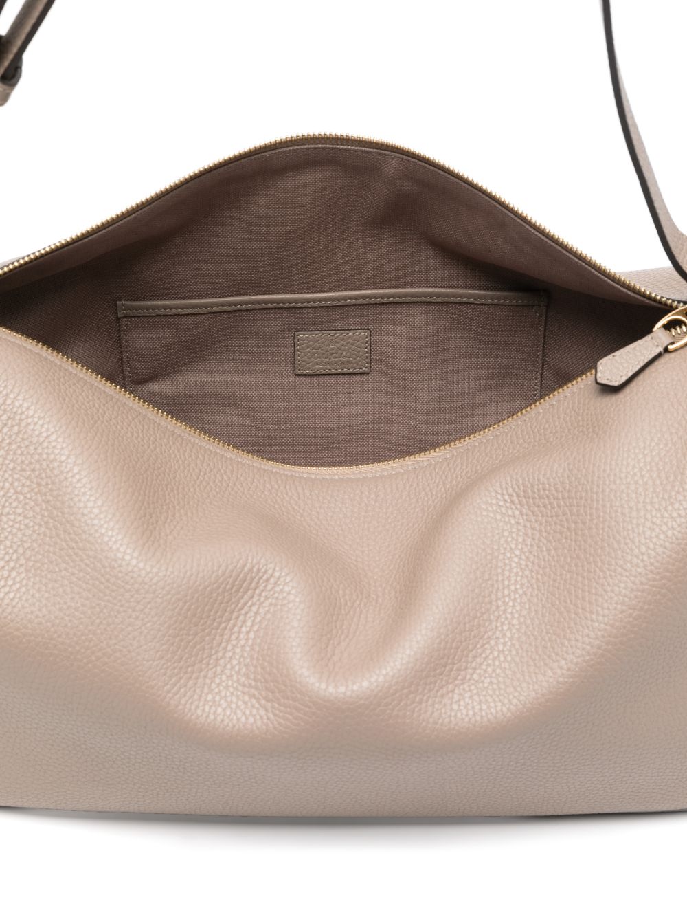 Gucci Women Half Horsebit Leather Shoulder Bag