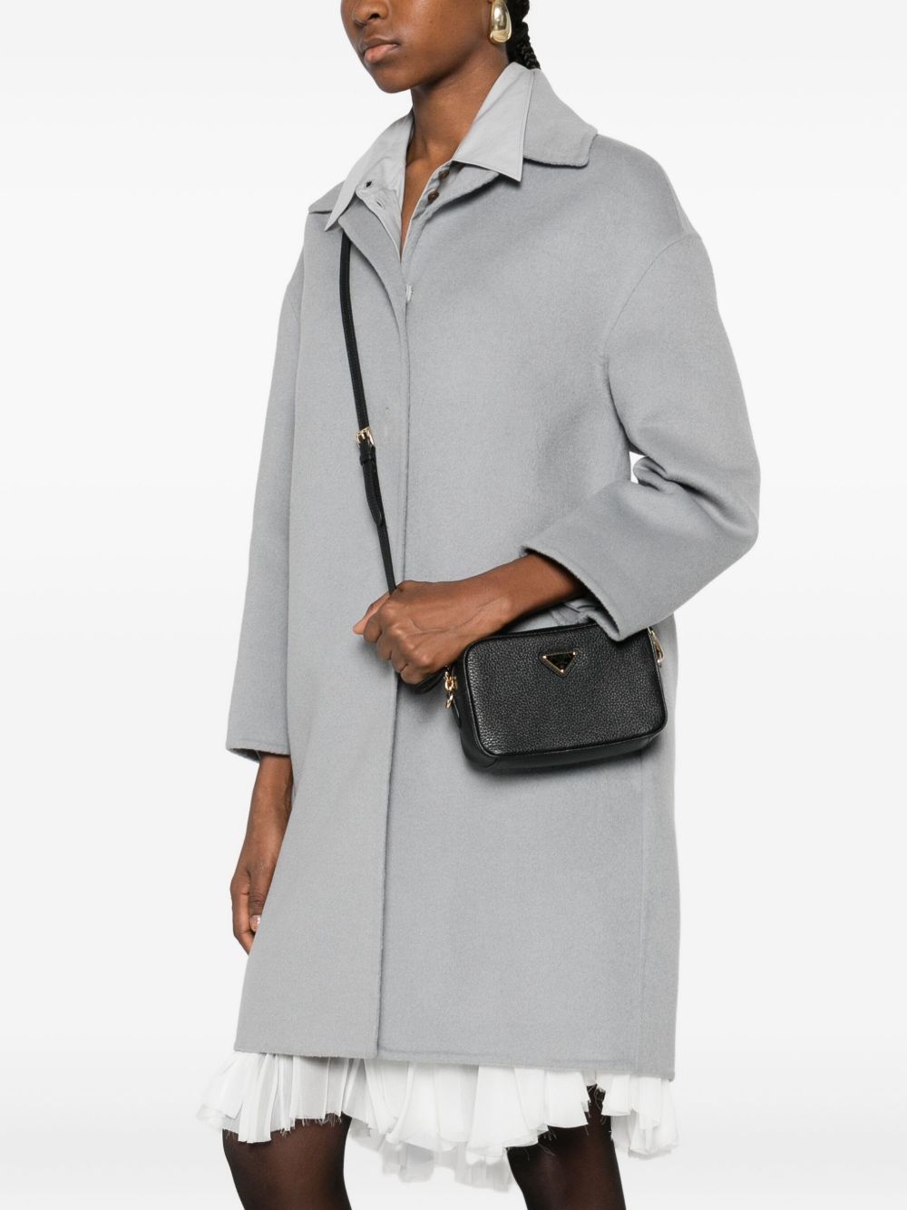 Prada Women Mini Leather Camera Bag