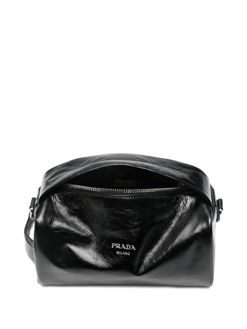 Prada Men Leather Crossbody Bag