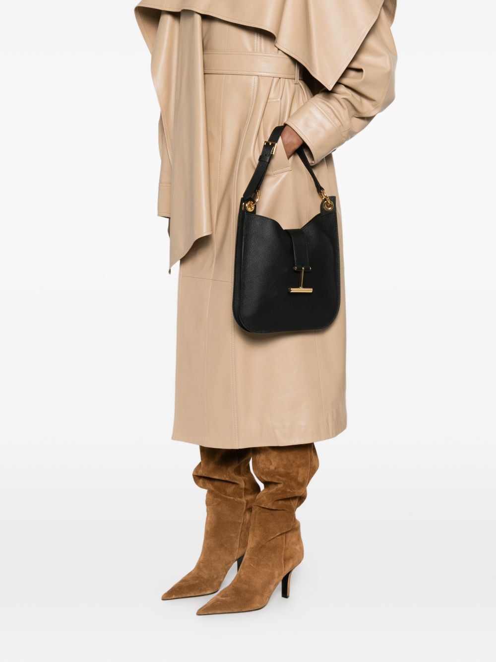 Tom Ford Women Tara Small Leather Crossbody Bag
